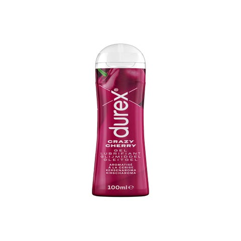 Gel lubrifiant aromatisé Durex Crazy Cherry 100 ml