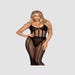Ensemble Body & Jupe 86967 Résille Noir