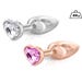 Plug Anal Bijou M Aluminium Coeur Gloria