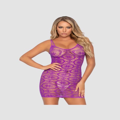 Robe 86961 Résille Violet