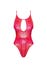 Costume da Bagno Intero Lucido Rosso Keissi