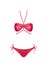 Maillot de Bain 2 Piàces Wetlook Rouge Coralya