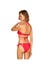 Maillot de Bain 2 Piàces Wetlook Rouge Coralya