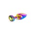Plug Anal Bijou XS Aluminium Rainbow