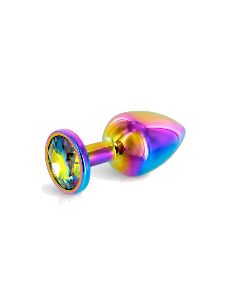 Plug Anal Bijou M Aluminium Rainbow main product photo