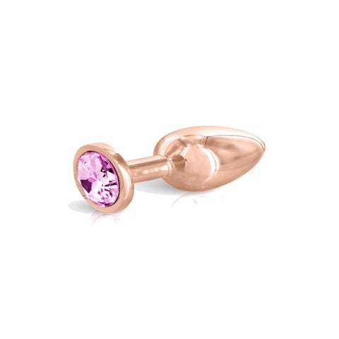 Plug Anal Aluminium Bijou Pink Angel M