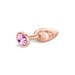Plug Anal Bijou M Aluminium Pink Angel