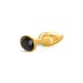 Plug Anal Bijou Aluminium Gold S