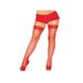 Calze Autoreggenti 9201 Rete e Pizzo Rosse