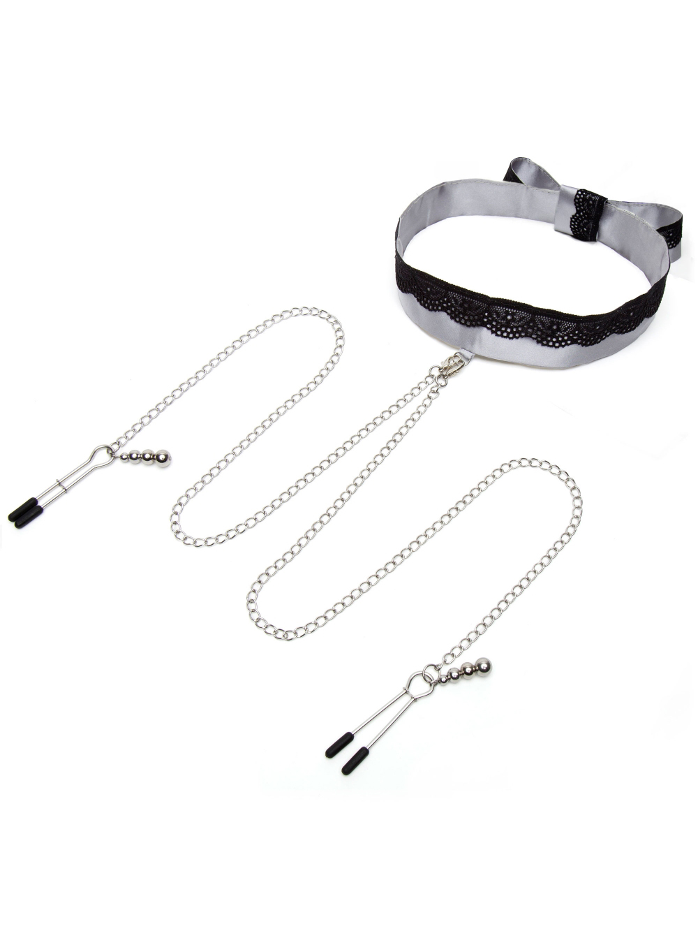 Collare con Pinze per Capezzoli Play Nice