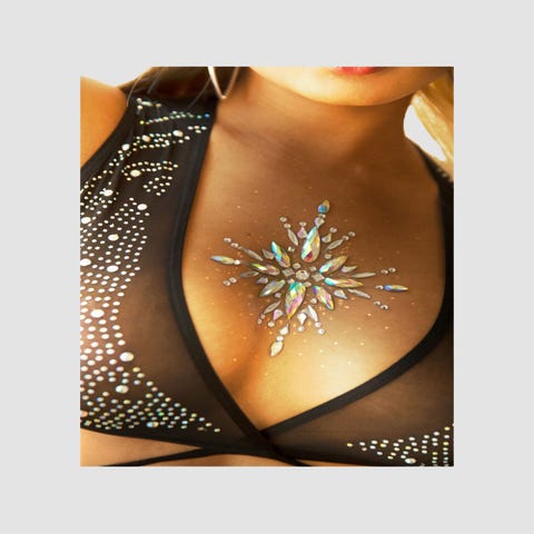 Bijoux Corps Adhésifs BODY002 Soleil Brillants