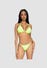 Bikini 2 Pièces 81638 Strass en Diamant Jaune