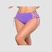 Culotte Maillot de Bain Taille Haute 6649 Violette