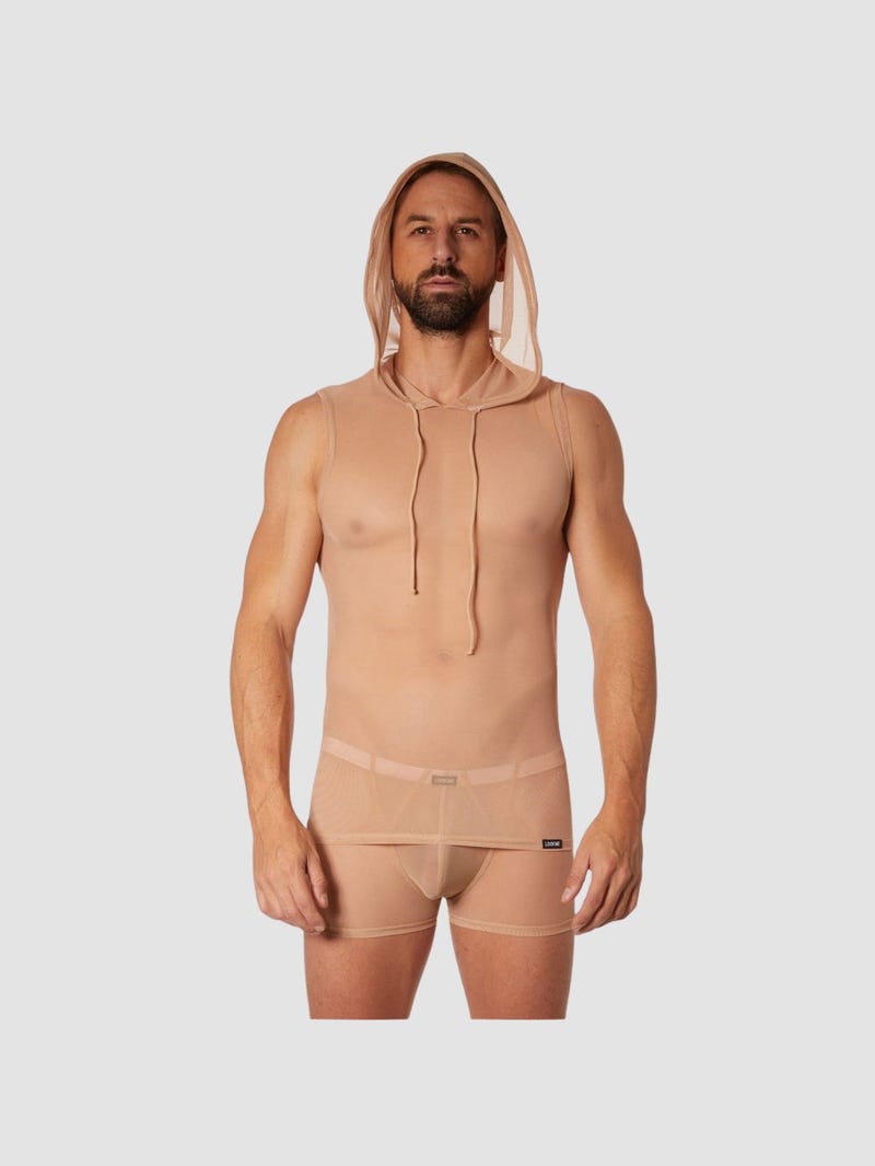 Débardeur à Capuche LM92 Beige