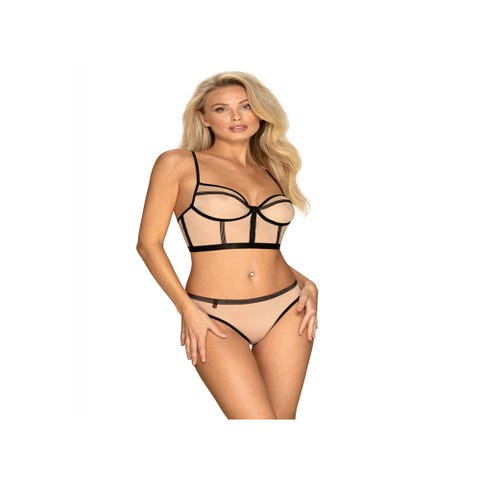 Ensemble 2 Pièces Nudelia Beige & Noir