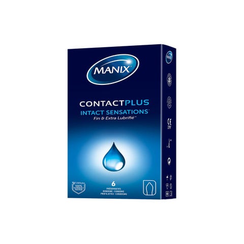 Préservatifs Contact Plus Boîte de 6