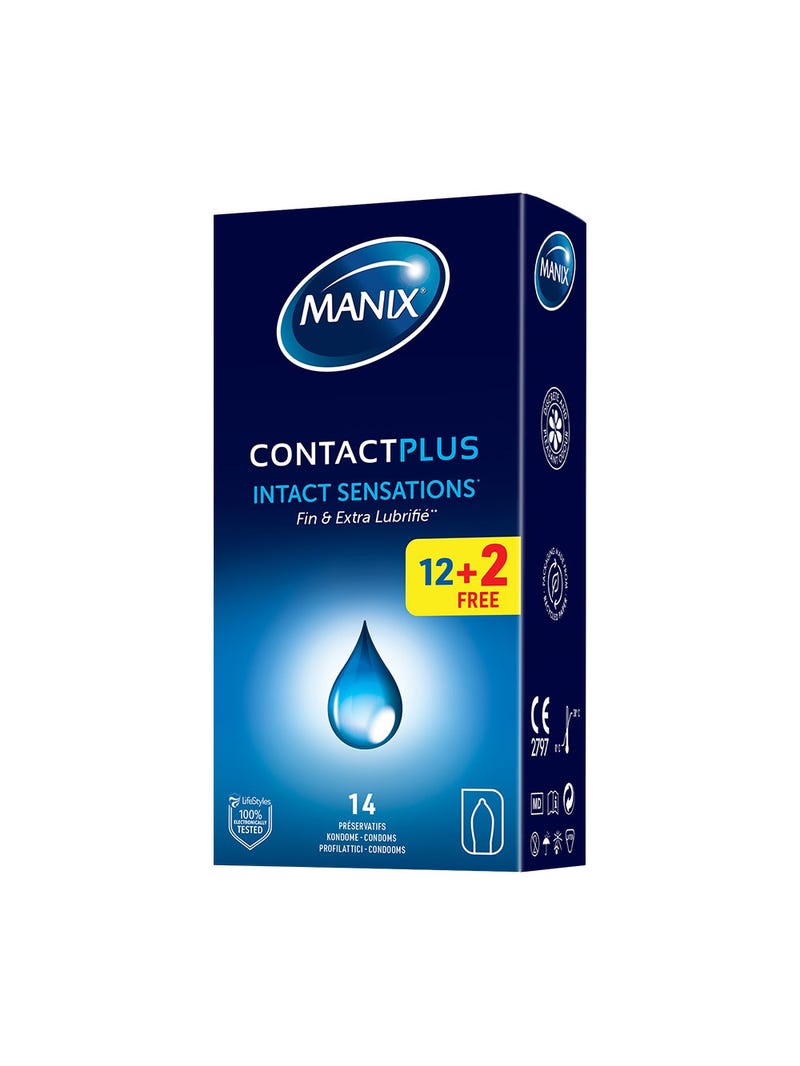 Manix Contact Plus Confezione da 12 + 2 Gratis main product photo