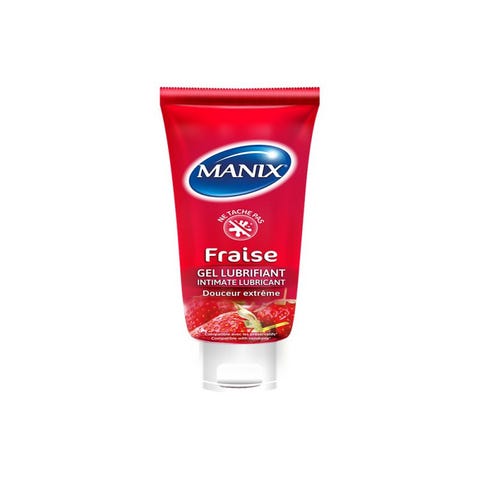 Manix Gel Lubrifiant Fraise 80ml