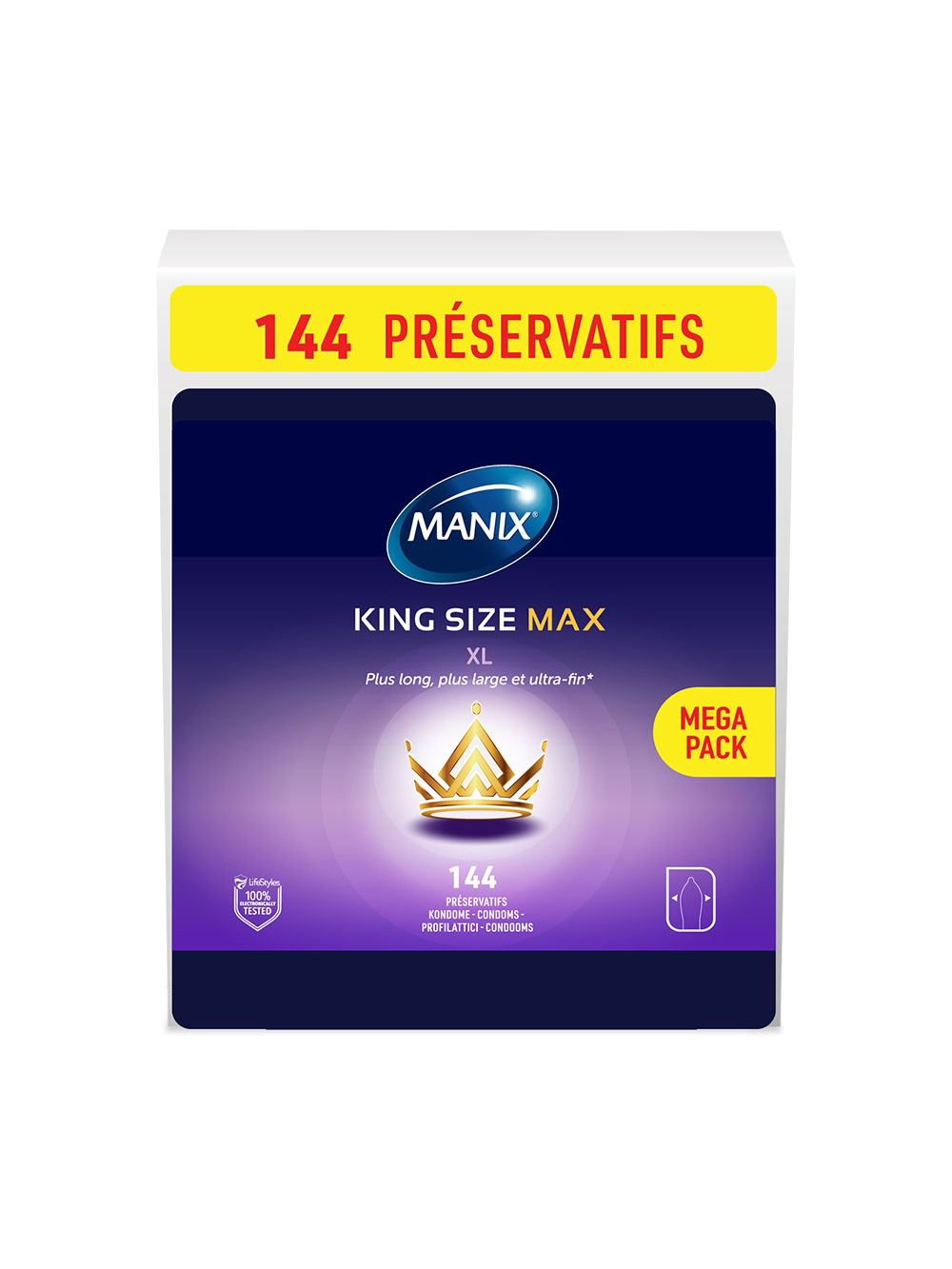 Manix King Size Max Confezione da 144 main product photo