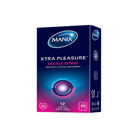 Préservatifs Xtra Pleasure Double Extase Boîte de 12