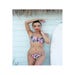 Maillot de Bain 2 Pièces Fusae Motifs Zébrés