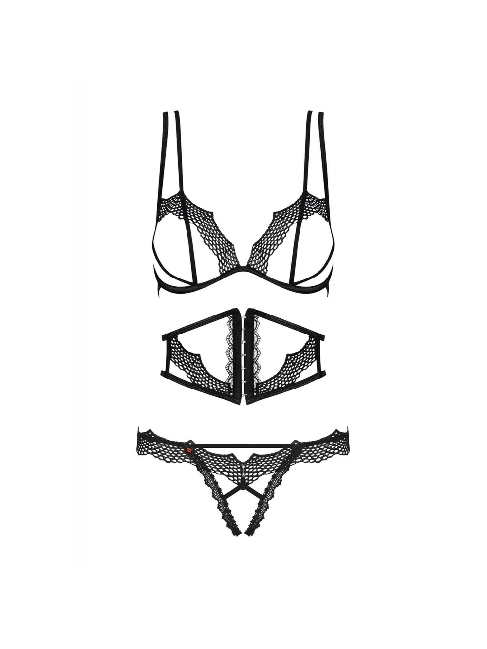 Completino 3 Pezzi Aperto Bravelle Nero main product photo