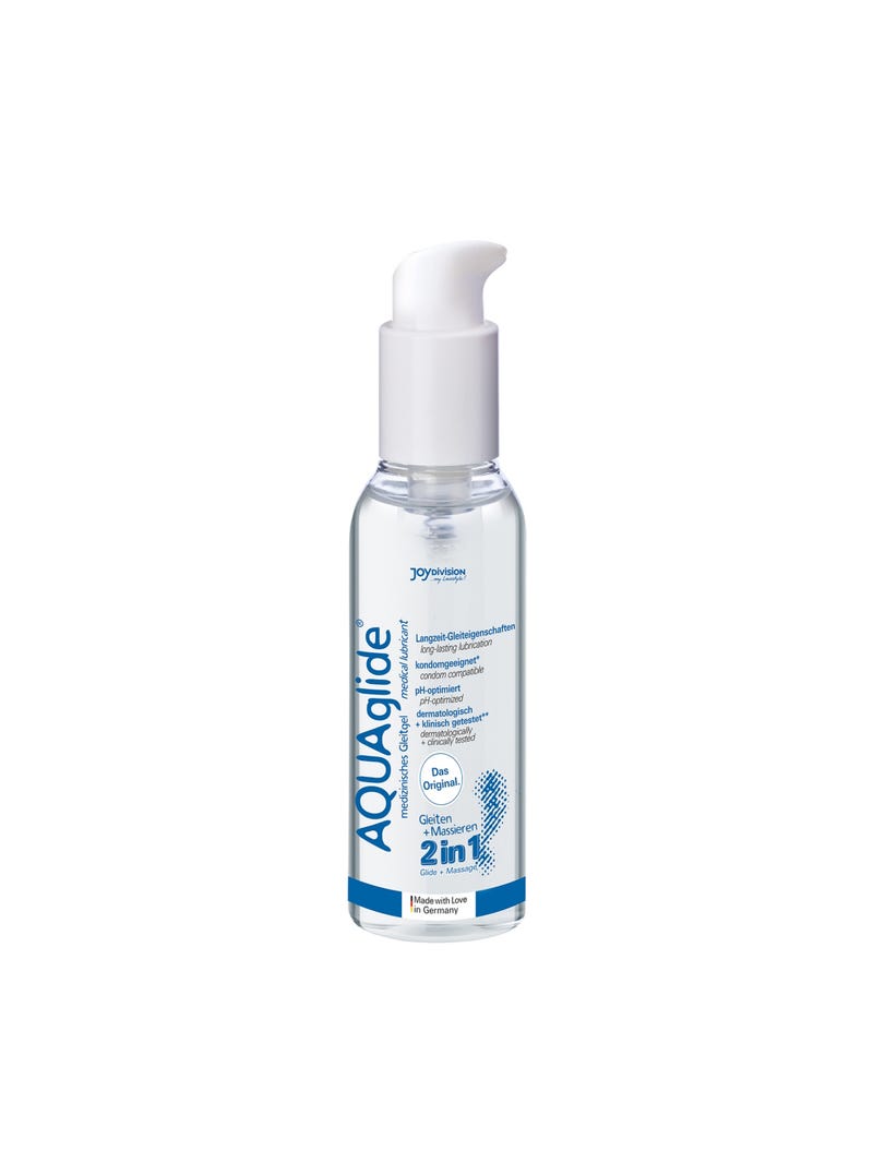 Gel de Massage & Lubrifiant Eau 2 en 1 AQUAglide 125 ml main product photo