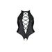 Body Ouvert Nancy Cuir Leather Collection Noir