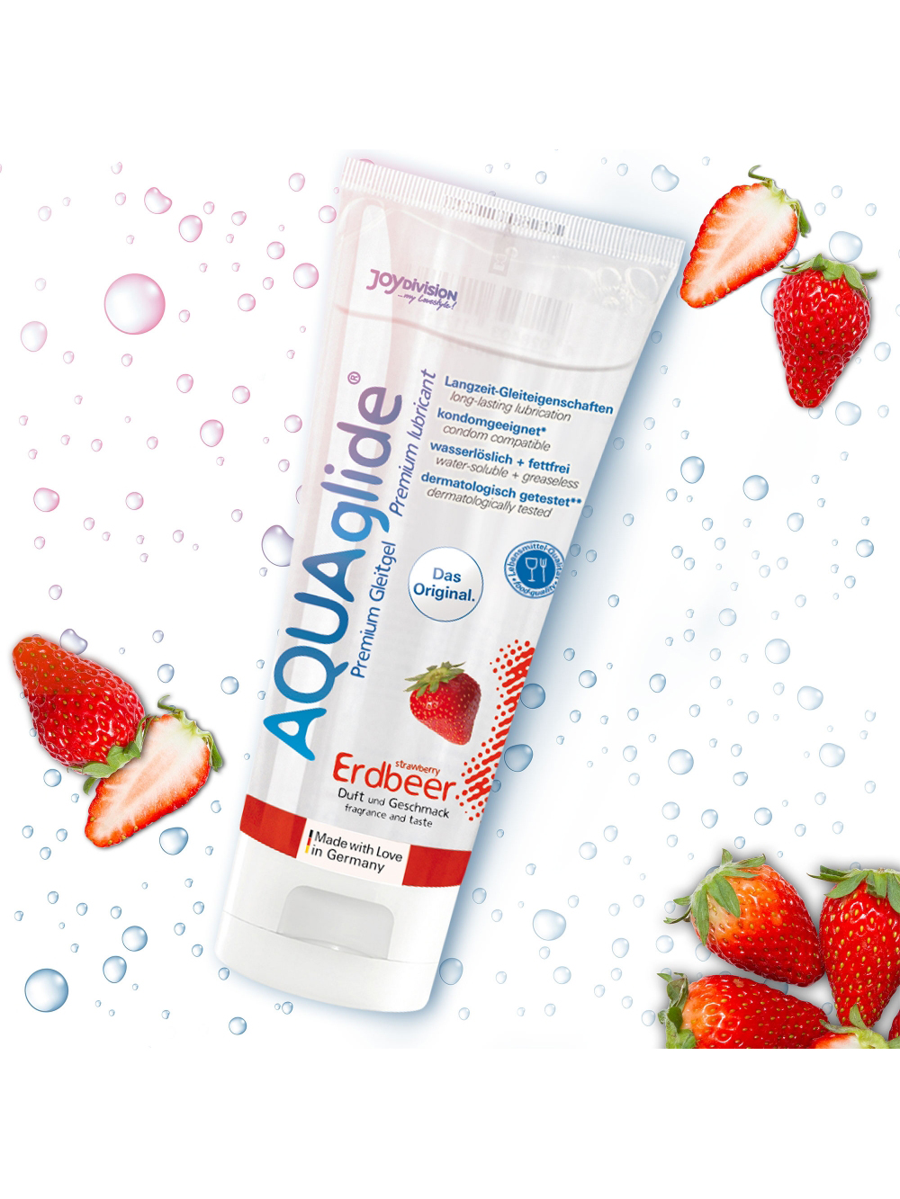 Lubrificante a Base d'Acqua AQUAglide alla Fragola 100 ml main product photo