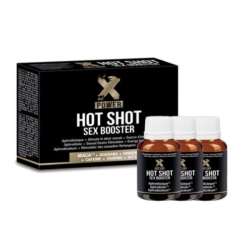 Aphrodisiaque Hot Shot Sex Booster XPOWER Boîte de 3