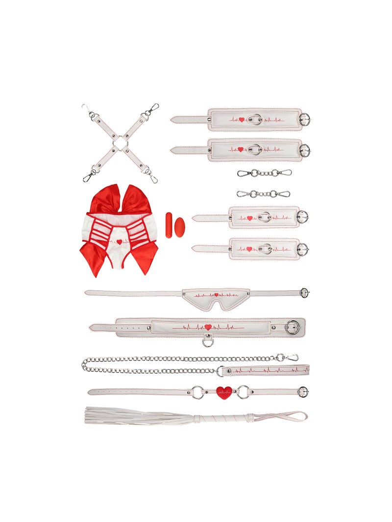 Kit Bondage Nurse 9 Pièces main product photo