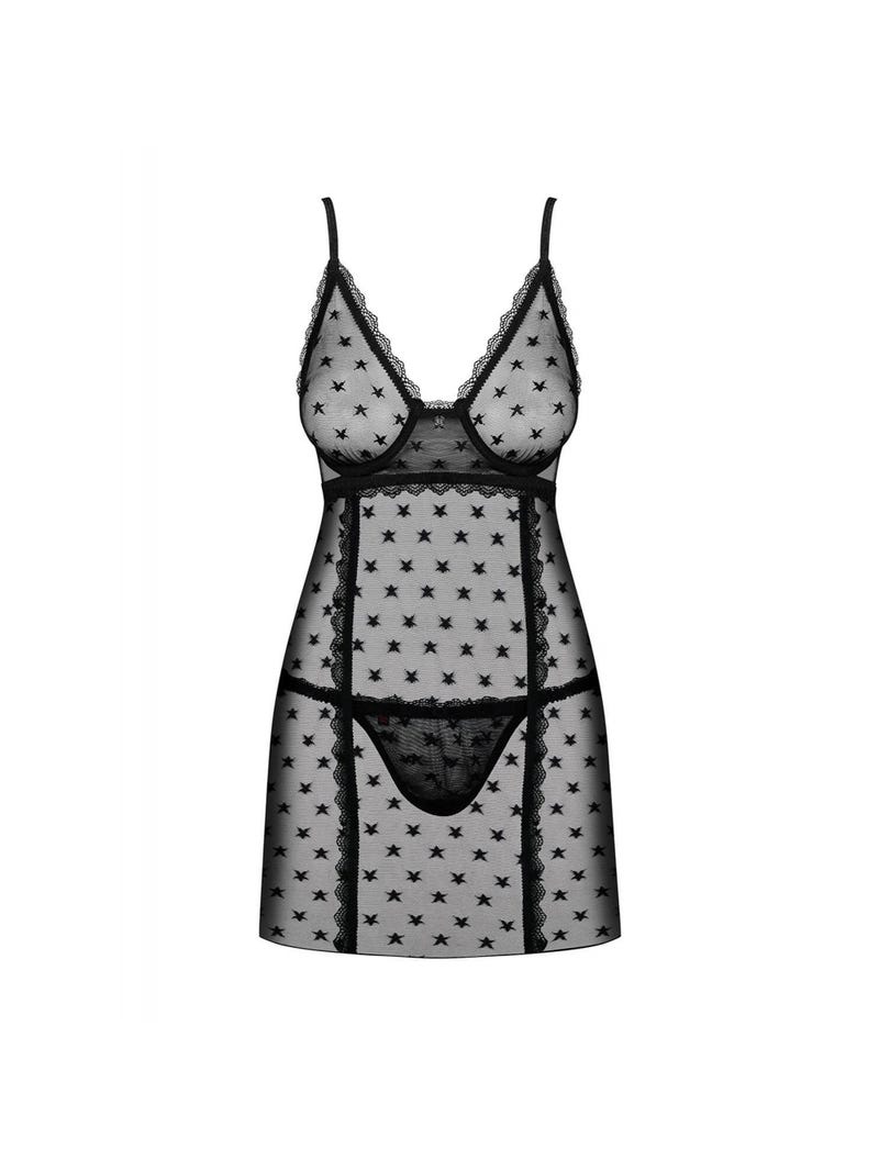 Nuisette Dentelle Astralya Noir main product photo