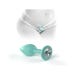 Culotte & Plug Bijou Anal Diamond Blanc Hookup Panties