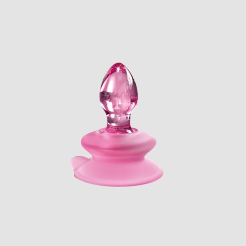 Plug Anal en Verre Ventouse Icicles N°90