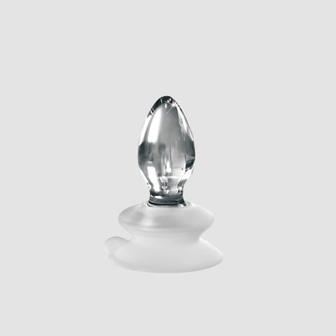 Plug Anal en Verre Ventouse Icicles N°91
