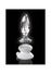 Plug Anal en Verre Ventouse Icicles N°91