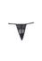 Porte-jarretelles dentelle et string P5123 noir