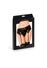 Porte-jarretelles dentelle et string P5123 noir