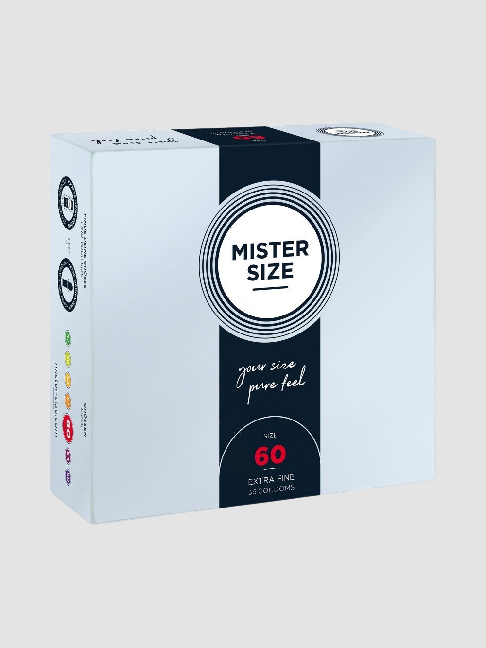 Mister Size Homme Préservatifs Pure Feel 60 Mm - 36 Pièces - Image 5