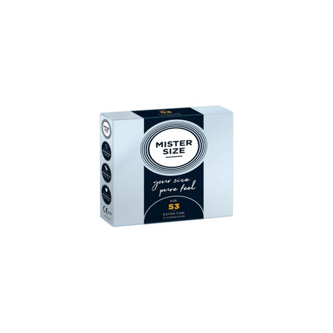 Préservatifs Pure Feel 53 Boîte de 3
