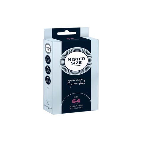 Préservatifs Pure Feel 64 Boîte de 10