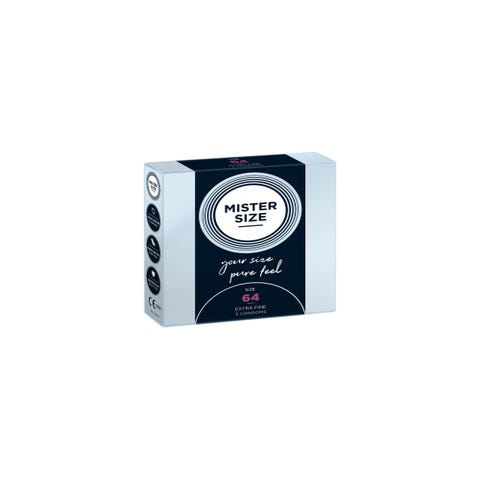 Préservatifs Pure Feel 64 Boîte de 3