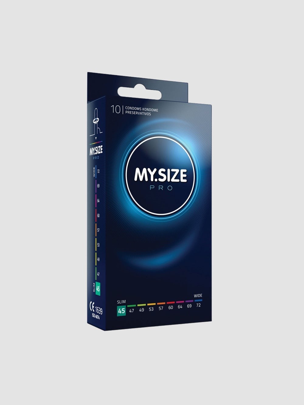 My.size Pro Homme 45Mm Préservatifs Boîte De 10