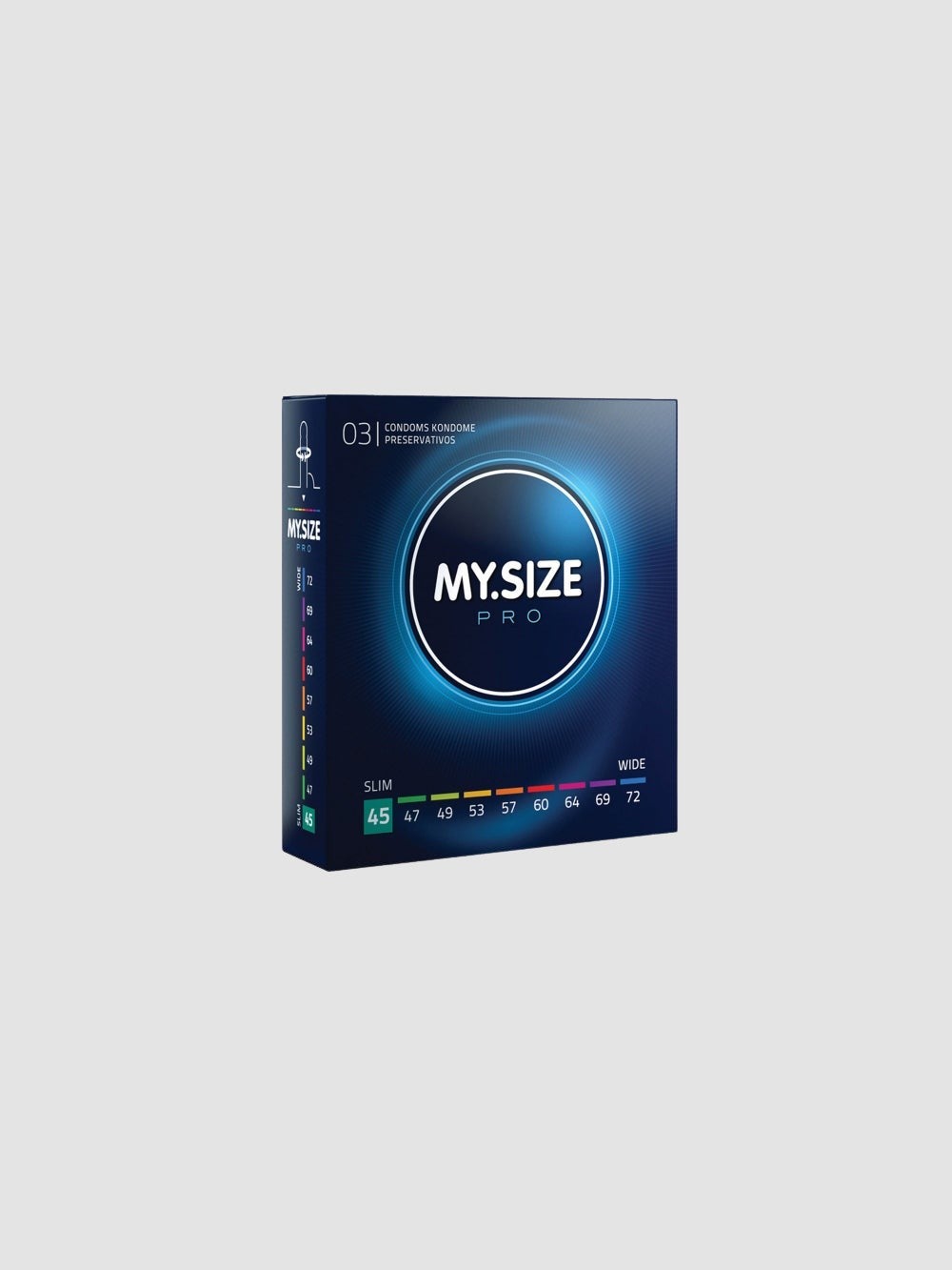 My Size Pro Préservatifs 45Mm 3Uts Taille 3 - Image 3