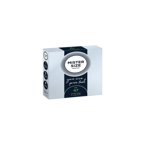 Préservatifs Pure Feel 47 Boîte de 3