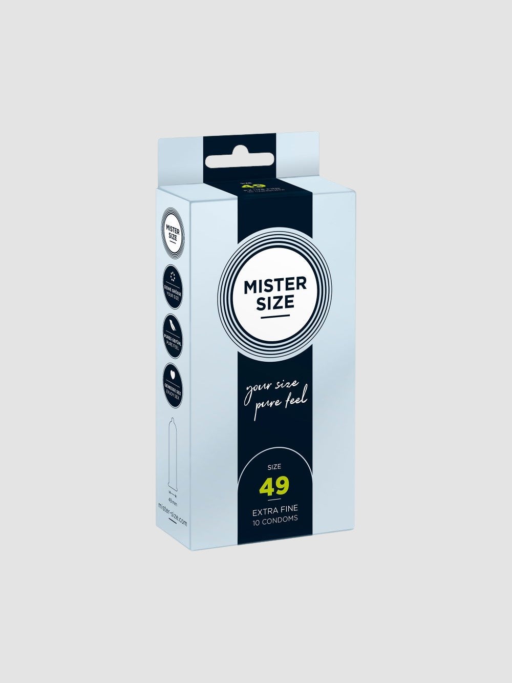 Mister Size Unisex Préservatifs 49Mm X10 - Image 5