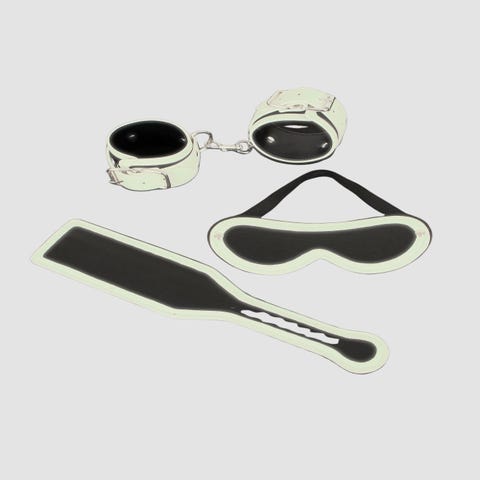 Kit BDSM Phosphorescent 3 Pièces
