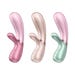 Satisfyer Hot Lover Vibromasseur Rabbit Chauffant Connecté Argent
