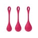 Kit 3 Boules de Geisha Satisfyer Yoni Power 1 Rouge