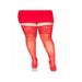 Autoreggenti 9750Q Rosse Taglie Forti